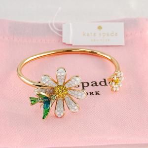 Kate Spade Dazzling Daisy Flex Cuff Bracelet (with Dust Bag) NEW